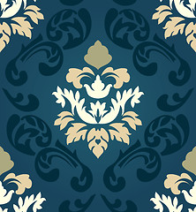 Image showing Damask seamless pattern