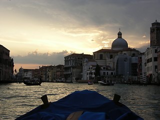 Image showing venice sunset