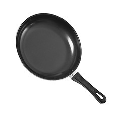 Image showing black pan isolated on white