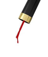 Image showing Red Nail Polish