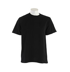 Image showing Black T-shirt isolated