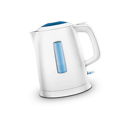 Image showing modern kettle, isolated with clipping path