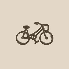 Image showing Bicycle sketch icon.