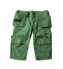 Image showing green shorts isolated