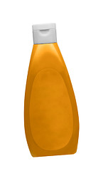 Image showing mustard bottle isolated