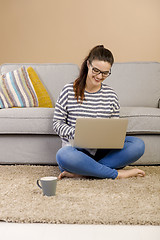 Image showing Working at home