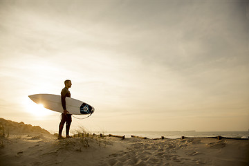 Image showing Searching for the swell