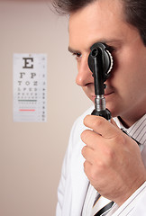 Image showing Eyesight vision checkup assessment