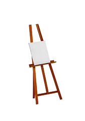 Image showing Easel isolated on white