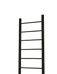 Image showing Green gym ladder