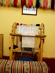 Image showing Oldtime loom