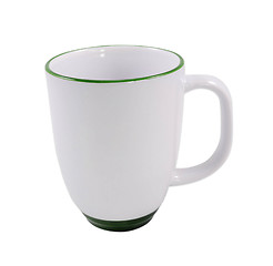 Image showing White cup isolated