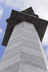 Image showing Tall TV tower with clipping path