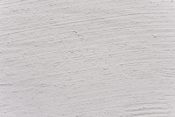 Image showing Close up picture of  Painted white wall