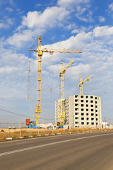 Image showing construction of a new home