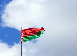 Image showing flag of Belarus