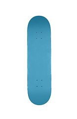 Image showing blue skate board