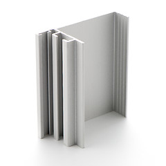 Image showing Aluminium profile sample