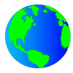 Image showing Planet land