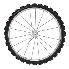 Image showing Wheel of the bicycle