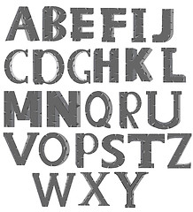 Image showing English alphabet