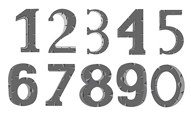 Image showing Decorative numerals