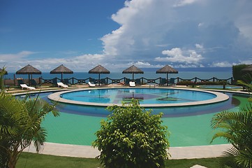 Image showing Ocean & Pool