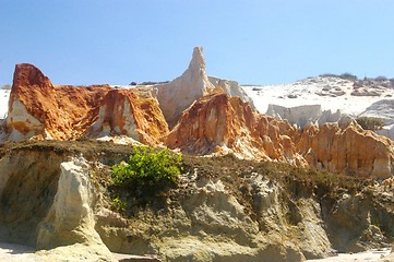 Image showing Colored Cliff
