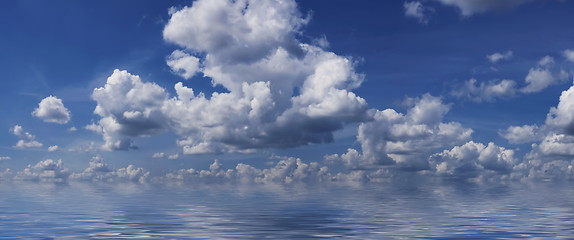 Image showing sea & sky background