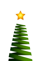 Image showing Christam tree with star