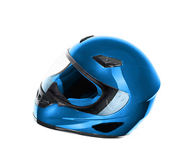 Image showing motorcycle helmet Isolated on white background