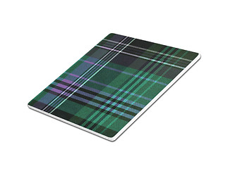 Image showing Plaid mouse pad