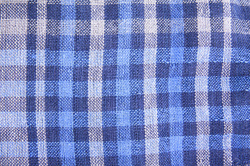 Image showing Square pattern on cloth