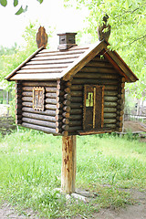 Image showing Toy house in the woods