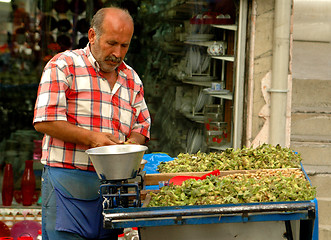 Image showing Nuts seller