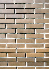 Image showing Texture in the form of a yellow brick wall