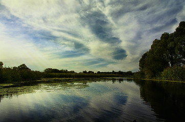 Image showing Summer landscape with a river