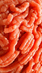 Image showing Raw minced beef close-up