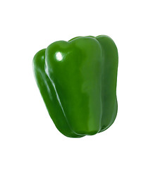 Image showing green pepper isolated