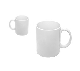 Image showing two white cups