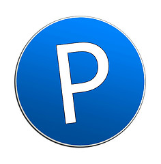 Image showing Illustration of cars parking sign