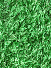 Image showing Carpet of green artificial grass for background