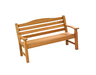 Image showing Wooden Bench