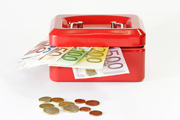 Image showing Red cash box