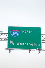 Image showing Direction to Washington, DC sign