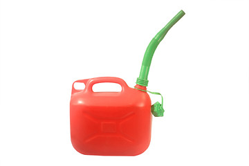 Image showing  Red petrol can