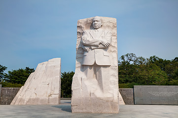 Image showing Martin Luther King, Jr memorial monument in Washington, DC