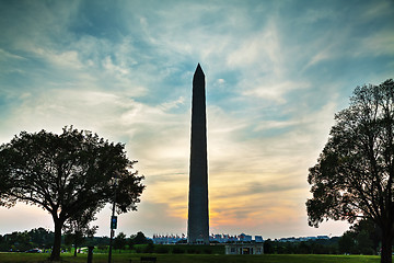 Image showing Washington Memorial monument in Washington, DC