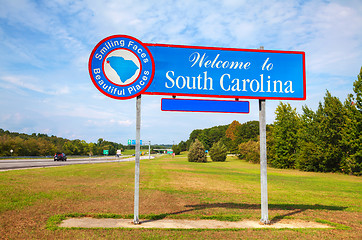 Image showing Welcome to South Carolina sign