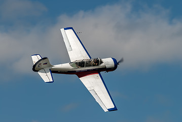 Image showing Pilotage airplane Yak-52 in show program